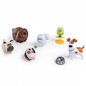 6 фигурок героев Secret Life of Pets - Тайная жизнь домашних животных (Spin Master, 72812)